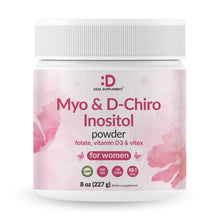 Load image into Gallery viewer, Myo-Inositol &amp; D-Chiro Inositol Supplement for Women (40:1), 8oz Powder
