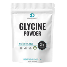 Load image into Gallery viewer, Glycine Powder, 1kg (2.2lb)
