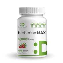 Load image into Gallery viewer, Berberine Max Supplement with Turmeric, 5,000mg Per Serving, 240 Veggie Capsules
