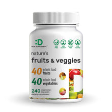 Load image into Gallery viewer, Nature’s Fruits &amp; Veggies Supplement, 240 Veggie Capsules
