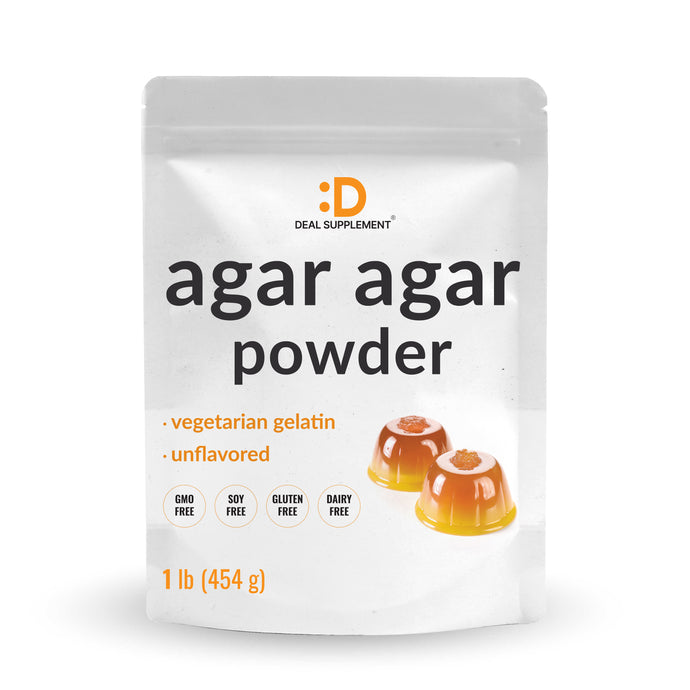 Unflavored Agar Agar Powder, 1 Pound