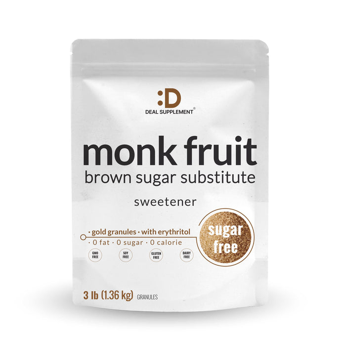 Golden Monk Fruit Sweetener, 3Lbs Granular